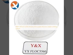 PAM YXFLOC5560 Anions Floculant Anionique Vitesse de sédimentation plus rapide